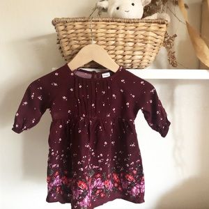 Old navy floral dress for baby girl
